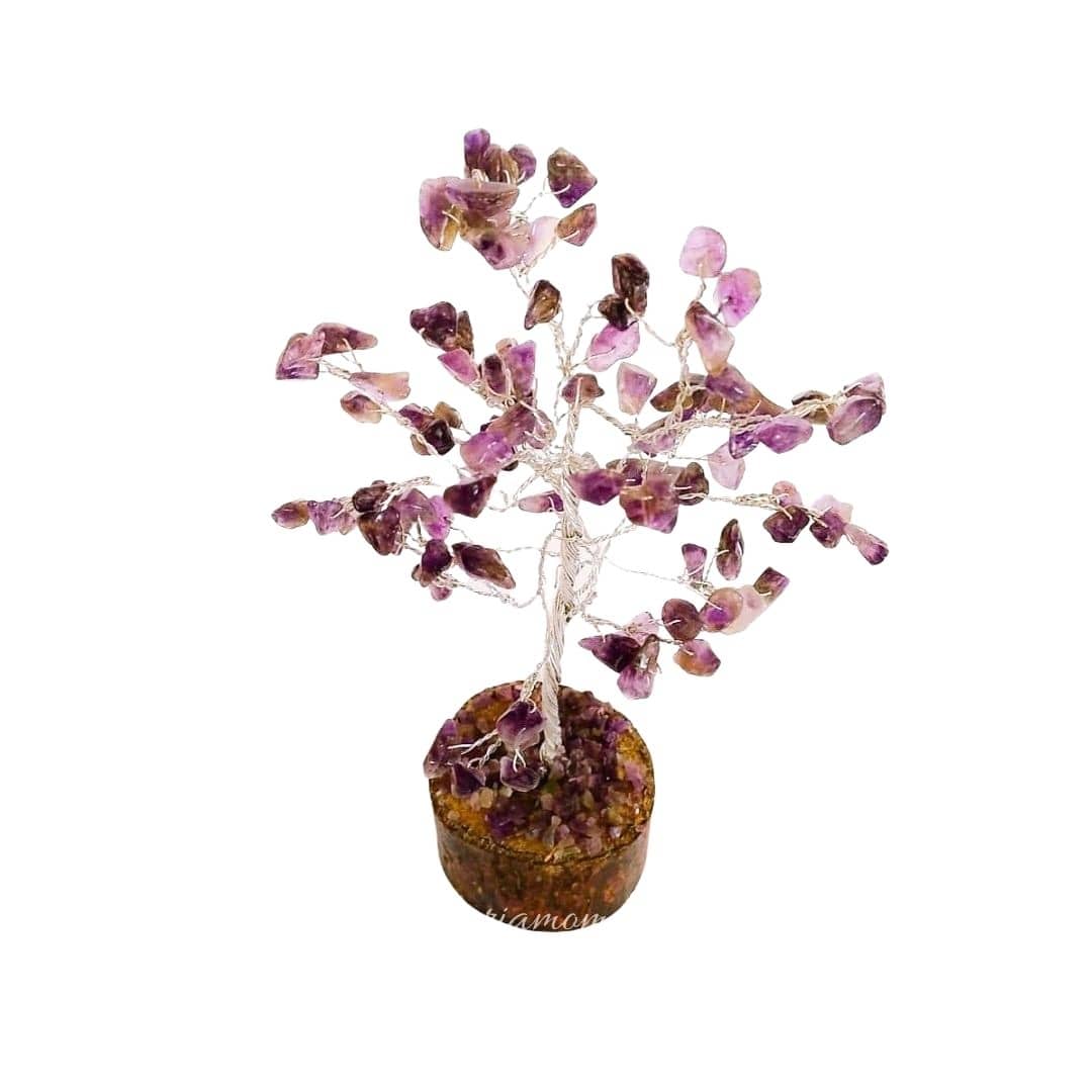 Arbol de la vida con piedras de amatista para decorar tu hogar, negocio y para regalar buenas energías que atraigan positividad